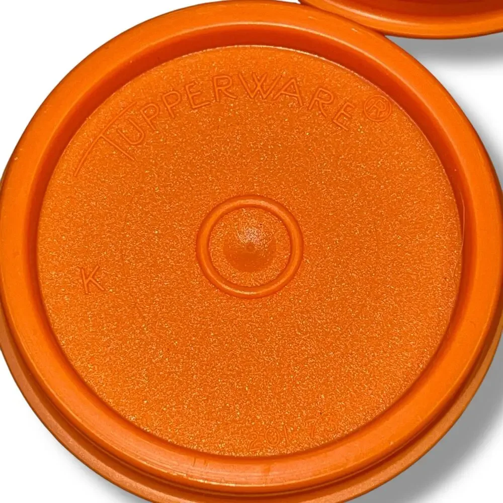 Tupperware 201 Orange Midget Seal Lid Replacement 2.25